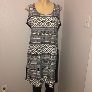 Black and white dress